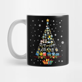 Funny Merry Christmas Police Christmas Tree Mug